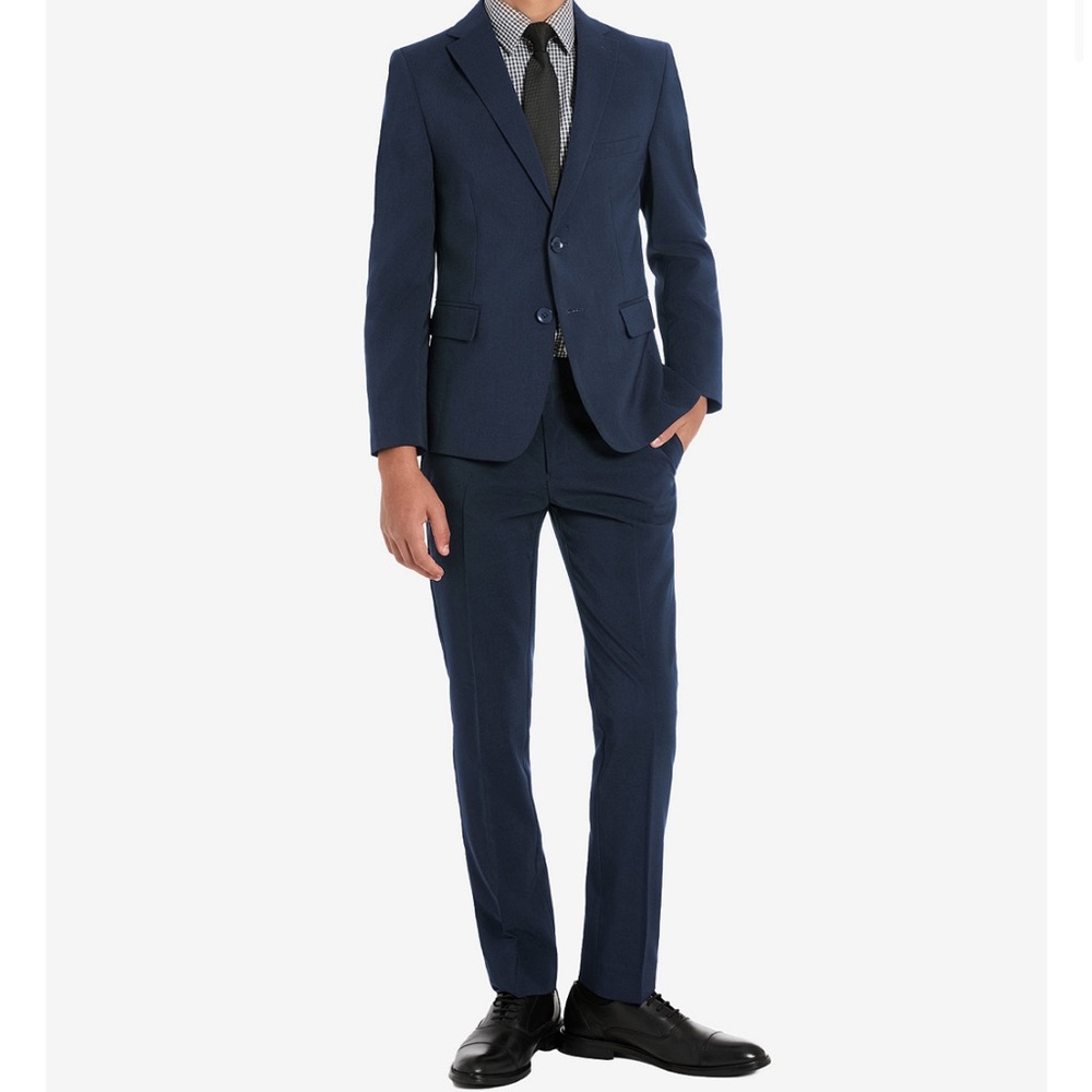 Big Boys Slim Fit Stretch Suit Jacket & Pants
- Size 16R